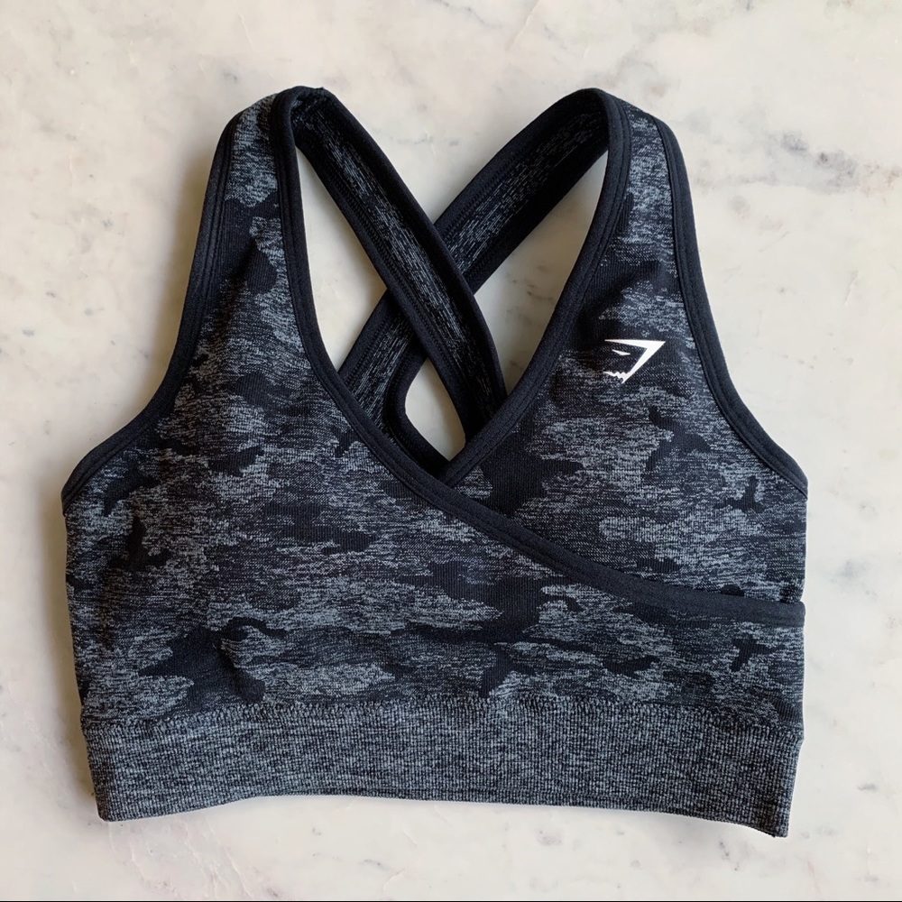 Gymshark Camo Seamless Sports Bra